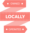 owned locally created logo